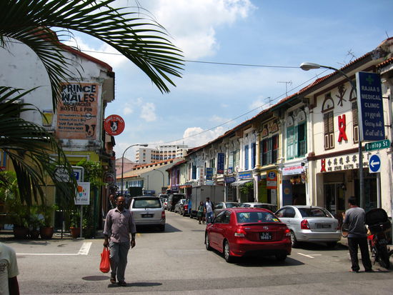 Little India, viele kleine, bunte Haeuschen und alles sehr sauber, fuehlte mich hier richtig wohl