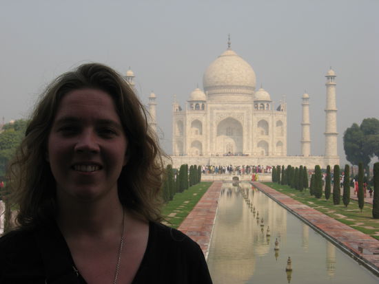 Ich und das Taj Mahal...