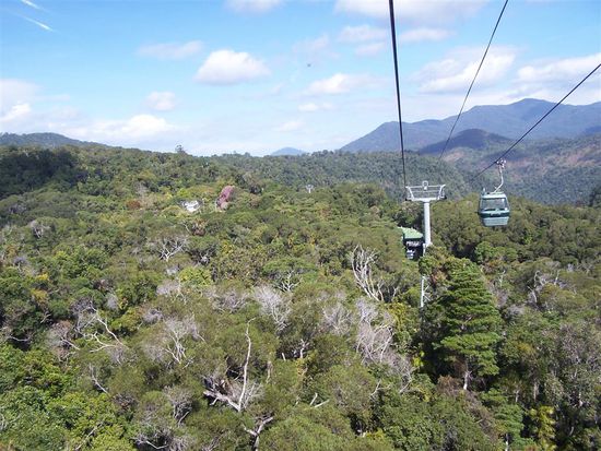 Und wieder runter ...