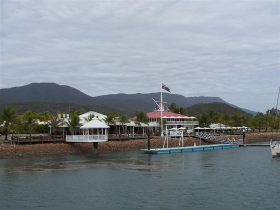 Die Marina bei der Abfahrt.