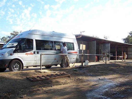 Endlich Frischwasser.