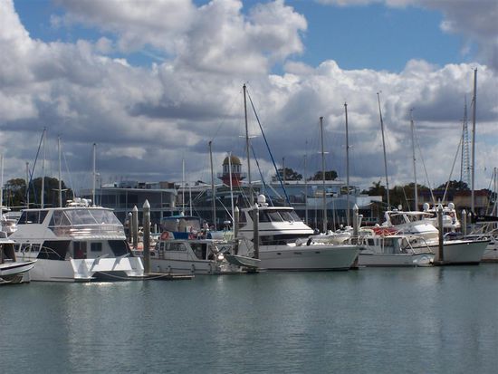 Abfahrt in Hervey Bay.