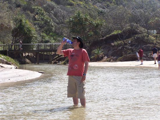 Endlich Wasser ... (Eli Creek)