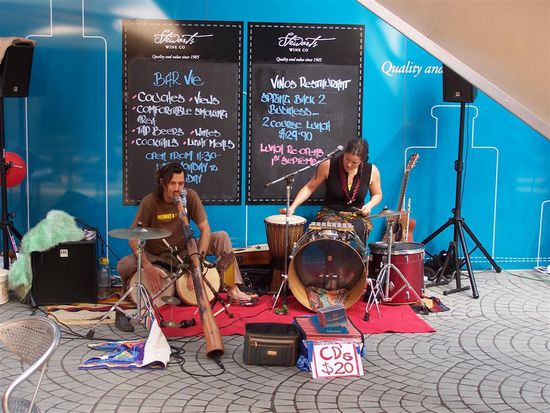 Echt geniale Perkussion - leider doch nicht auf der CD ...