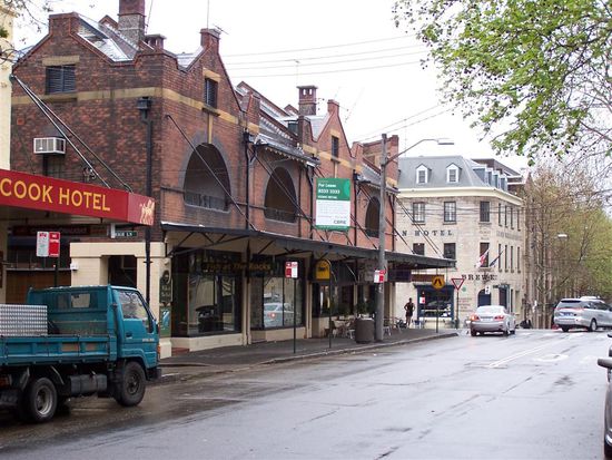 Im Viertel "The Rocks"