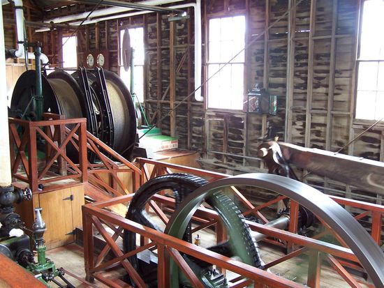 Ein winziger Ausschnitt im Pumpenhaus