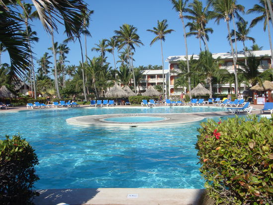 Poollandschaft im Hotel