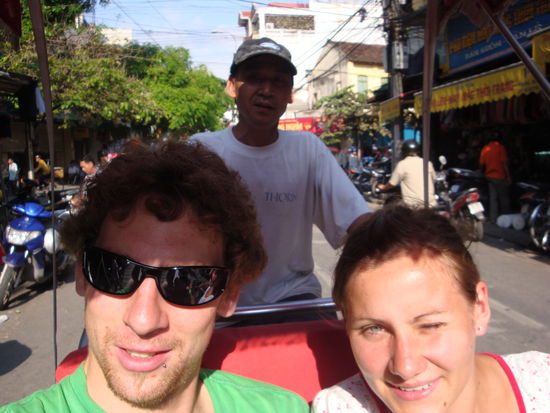 halsbrecherische fahrt mit dem cyclo