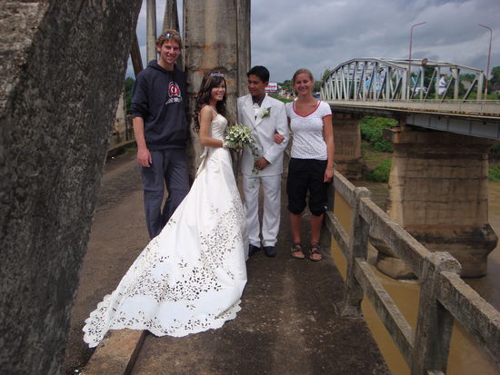 wir durften mit aufs Foto