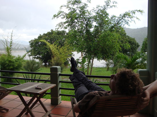 auf unserer terrasse