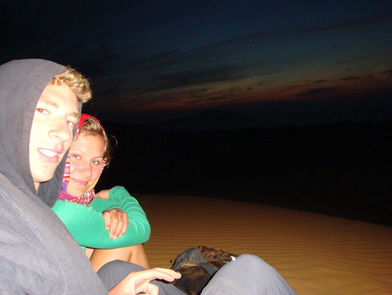 warten auf den sonnenaufgang...