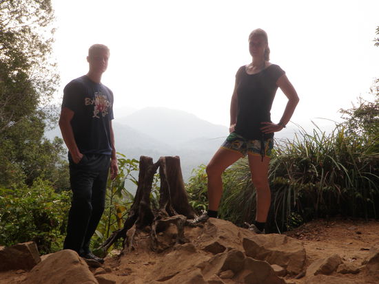 in 344 Metern Hoehe auf dem Bukit Teresek