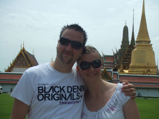wir beim Buddha-Tempel..