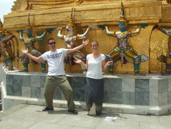 zwei echte Waechter des Buddhas...