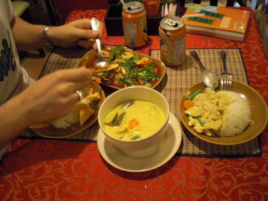 lecker Thai-Food...jam, jam, jam!!