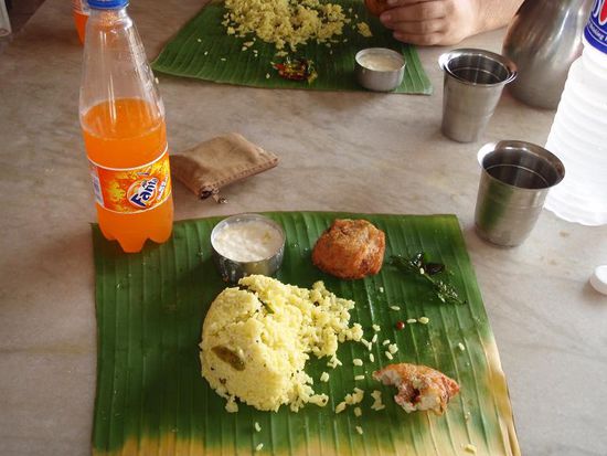 Sehr umweltfreundlich mit diesem Wegwerfteller.