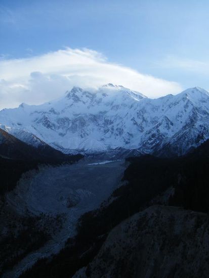 Der graue Dreck ist ein Gletscher