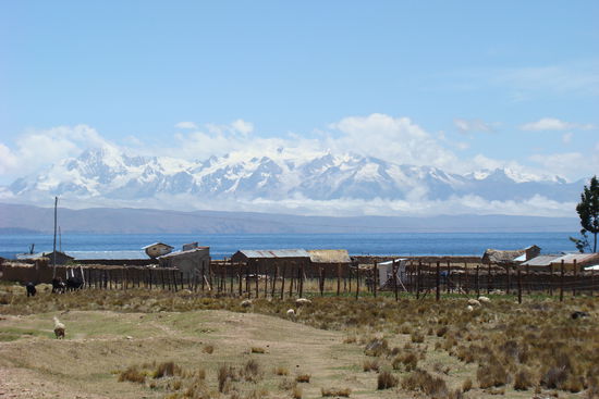 Blick auf die Cordillera Real.