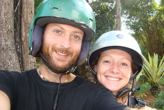 Ohne Kopfschutz geht nichts.