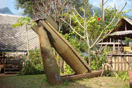 Erinnerung an amerikanische Bombardements