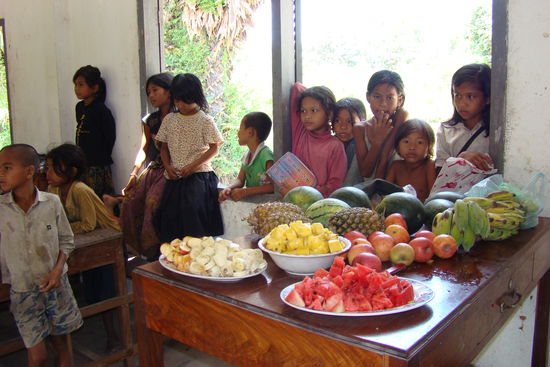 Da wurden die Augen immer groesser.