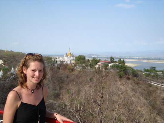 Blick vom Kloster Saigang nach Mandaly