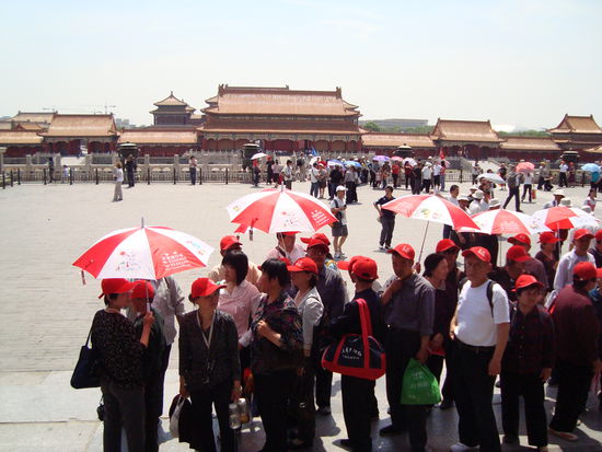 immer schoen dem Guide folgen und ja nicht aus der Reihe tanzen