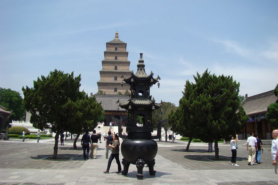 die buddhistische wildganspagode in xian