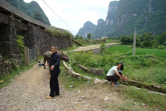 hier gibt es zum Glueck kein Verkehrschaos
