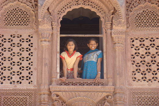 ein Blick aus den Haremsgemaechern im Fort