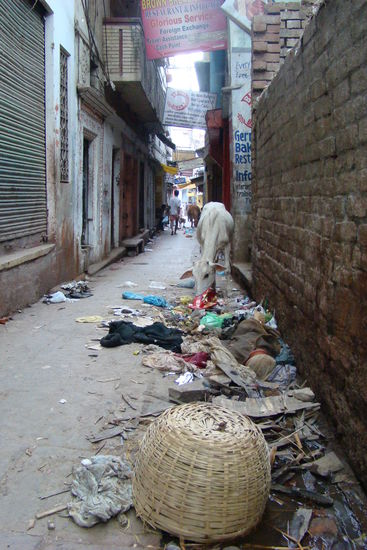 Morgendlicher Anblick in den Gassen der Altstadt
