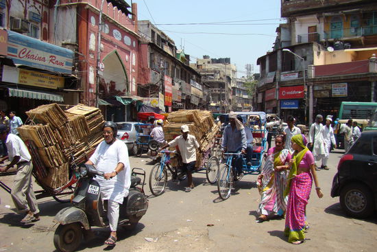 die Strassen von Old Delhi