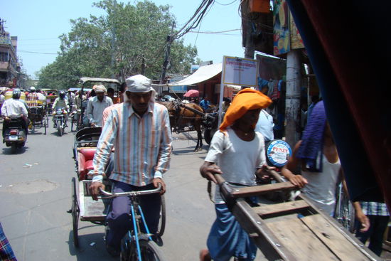 die Strassen von Old Delhi