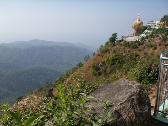 der golden Rock in voller Pracht ...