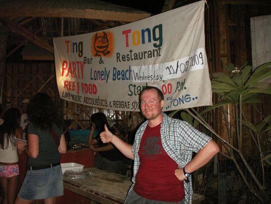 und auch hier gibt es Parties mit "free food"