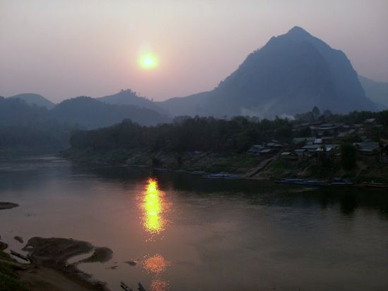 Die Aussicht von meinem Quartier ...