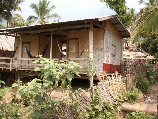 Room Nr. 3 ist der meinige. Einfach aber effektiv und gemütlich - man beachte die Hängematte 