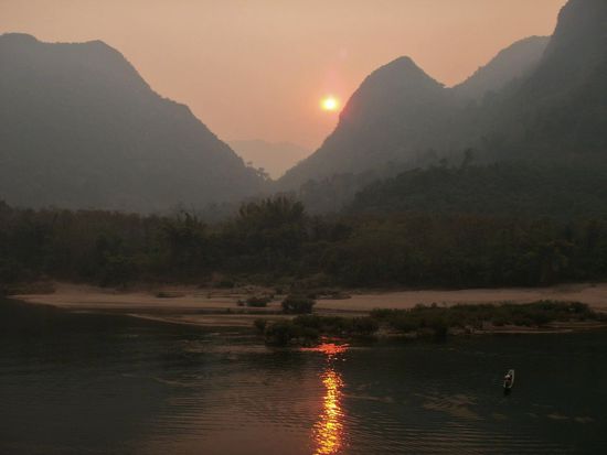 der SonnenuntergangspanoramaHängemattenblick 