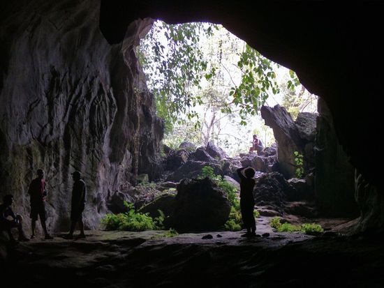 Eine der Höhlen auf meiner Wanderung