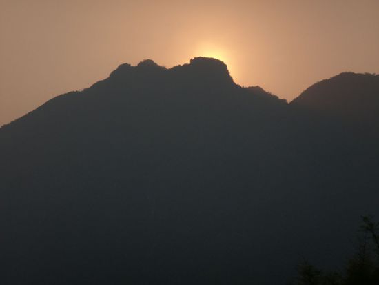 und irgendwann muss auch die bravste Sonne einmal schlafen gehen ...