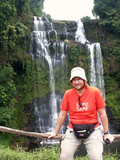 Beindruckend! ... der Wasserfall natuerlich 