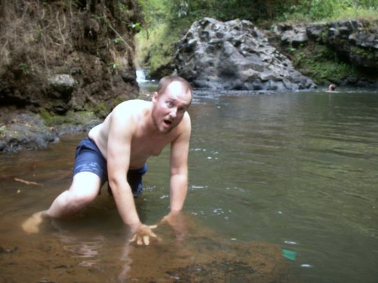 kalt ist es schon, am Anfang, aber wenn man mal drinnen ist - einfach herrlich!