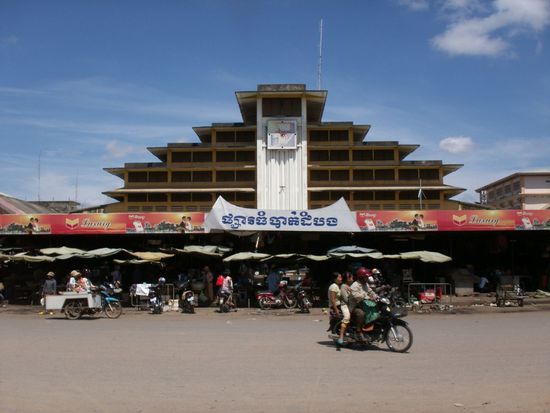 der Markt in Battambang