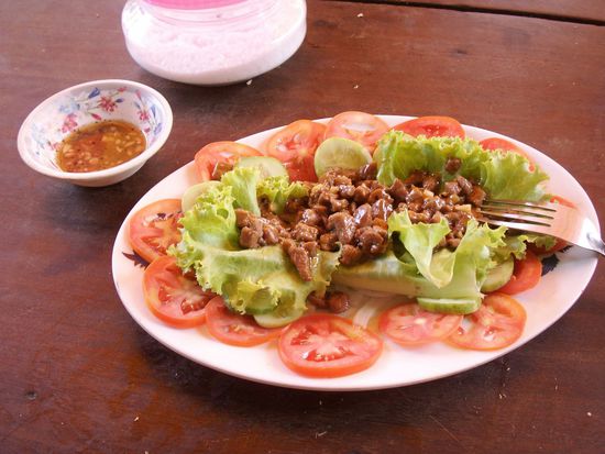 Gericht Nummero due: Beef Lok Lak
Herrlich!
Wenn ich nur aufhoeren koennt...