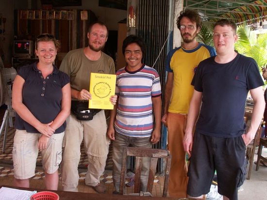 unserer stolze Kuechentruppe samt Kuechenmeister!