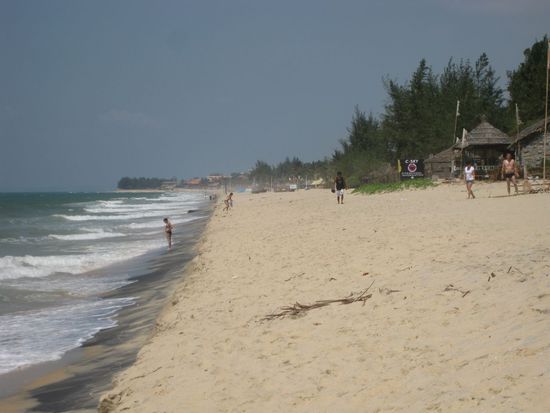 wenige Menschen tummeln sich hier