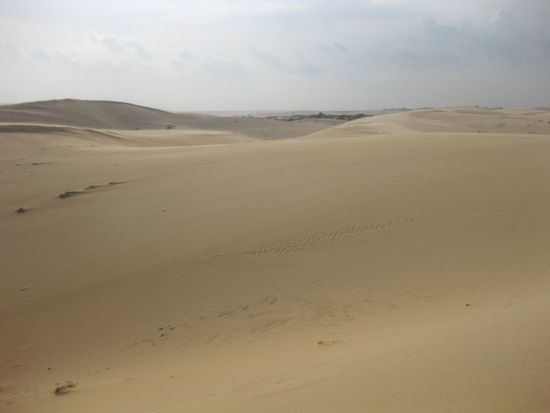 viel anders schaut es in der Sahara auch nicht aus ...