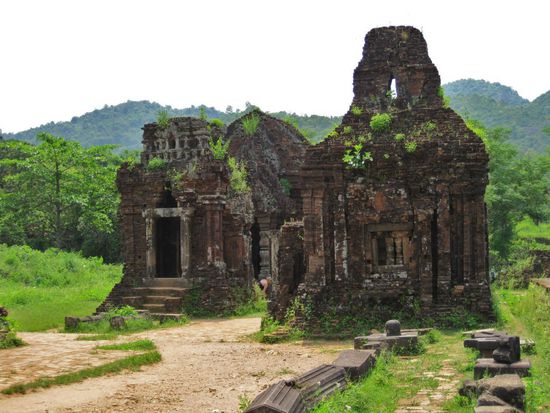 Die Tempelanlagen in My Son. Hier herrschte das Champareich