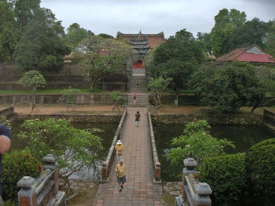 Das Mausoleum des Kaisers Minh Mang (1820-1840)