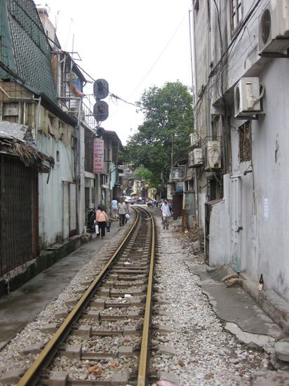 Man fährt wieder Bahn ... hier auch durch die Nebengassen
